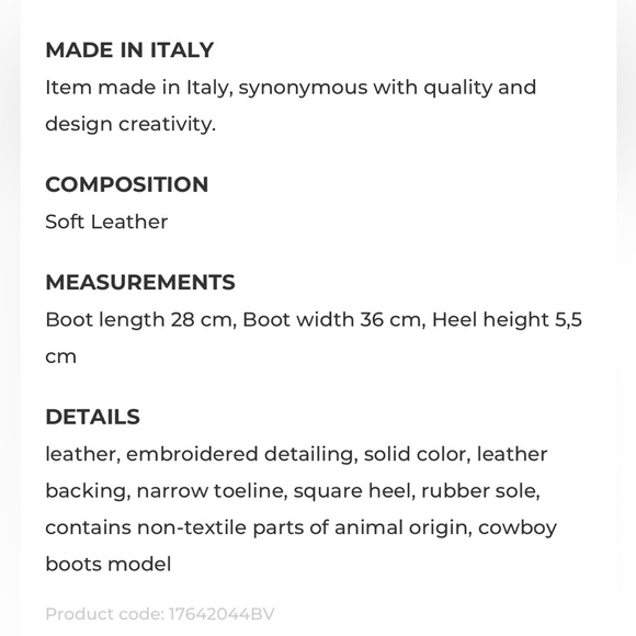 NEW Brown Leather Cowboy Boots - Picture 5 of 8